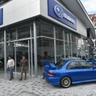 Una de las nuevas concesionarias de Subaru, ubicada en la avenida 6 de diciembre, en el norte de Quito.
