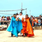 Los cuadros vivos que se efectúan cada año congregan a cientos de personas.