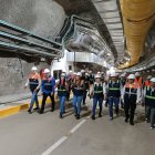 La ministra de Energía, Andrea Arrobo, realizó un recorrido por Toachi-Pilatón junto a asambleístas.