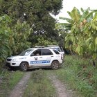 Lugar. Los cuerpos fueron hallados en una zona de difícil acceso, lleno de plantaciones.