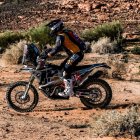 Juan José Puga logró terminar la etapa del Dakar de ayer en el puesto 10.