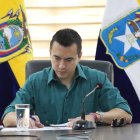 El presidente Daniel Noboa en una foto de archivo.