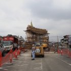 Obra. La solución vial tendrá una longitud de 335 m con dos carriles e incluye jardines bajo el paso elevado.