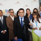 El asambleísta Jorge Peñafiel fue el portavoz de la propuesta de la bancada de Construye.