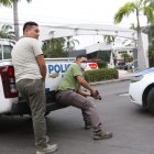 Imágenes de los alrededores de TC Televisión.