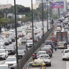 Así permanece en este estado la avenida de Las Américas.
