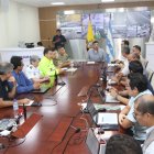 El Comité de Operaciones de Emergencia (COE) Cantonal de Guayaquil se reunió la tarde de este martes 9 de enero.