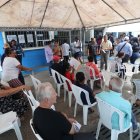 Predios. Adultos mayores han acudido al Municipio de Durán para pagar impuestos.