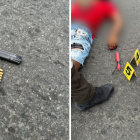 Las imágenes fueron difundidas por la Policía Nacional que justificó su accionar en el uso legítimo de la fuerza.