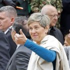 La primera dama de Colombia, Verónica Alcocer, en una de sus recientes apariciones públicas.