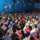 Fotografía cedida por el Instituto Nacional Penitenciario de Perú (INPE) de un operativo en la establecimiento penitenciario de Huanuco (Perú).