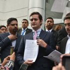 Anuncio. El viceministro Esteban Torres acudió a la Corte Constitucional.