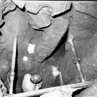 Pozo de los yacimientos de la Edad de Hierro donde se encontraron los restos de la persona con síndrome de Turner