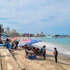 Turistas. Este 12 de enero hubo más visitantes, pero no la cantidad que se registra cada mes de cada enero.