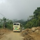 Lugar. La vía Cuenca-Girón-Pasaje es uno de los puntos críticos que constantemente es afectado por deslaves.