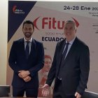 Madrid. El ministro Niels Olsen y el presidente ejecutivo de Ifema.