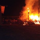 Foto referencial de incendio de iglesia