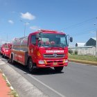 Los bomberos se encuentran en las cercanías del centro de privación de libertad.