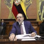 El presidente de la Asamblea Nacional, el legislador socialcristiano Henry Kronfle.