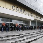 Audiencia. Este miércoles debía iniciar el juicio en contra de Sebastián Yunda en el Complejo Judicial.