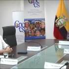 En la sesión ordinaria del CPCCS, solo se encontraban Verduga y la presidenta Nicole Bonifaz.
