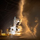 Florida. El cohete Vulcan Centaur, el día de su lanzamiento.