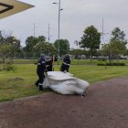 Territorio. Una intervención se dio este sábado 20 de enero.