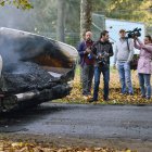 Eslovaquia es el primer país del mundo en construir una carretera usando para el asfalto un aditivo reciclado a partir de colillas y cigarrillos electrónicos, y ahora va a implantar en la capital, Bratislava, contenedores especiales para residuos del tabaco. EFE/EcoButt ***SÓLO USO EDITORIAL, PERMITIDO SU USO SÓLO EN RELACIÓN A LA INFORMACIÓN QUE APARECE EN EL PIE DE FOTO (CRÉDITO OBLIGATORIO)***