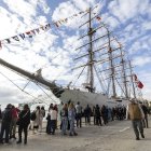 El buque escuela de la Marina de Guerra de Perú "Unión", que da la vuelta al mundo y emula una hazaña de 1856,
