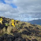 Las labores para apagar el incendio iniciaron desde el viernes 19 de enero