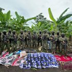 La finca era de producción agrícola y porcina.