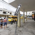 FOTO DENUNCIA, SEÑALETICA VIRADA, EN FRANCISCO DE MARCOS Y JOSÉ MASCOTE, 20 DE ENERO DEL 2024- AMELIA ANDRADE Guayaquil-Ecuador Agencia (Ag-ecpreso)