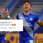 Joao Rojas durante su paso por Emelec.