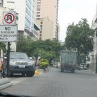 A diario se observan infracciones de tránsito en la avenida 9 de Octubre y García Moreno.