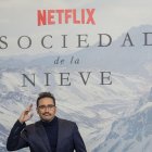Fotografía de archivo del director J.A. Bayona durante el estreno de su película La sociedad de la nieve.