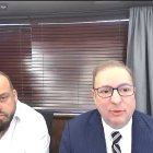 Xavier Jordán y Richard Díaz, rueda de prensa vía Zoom.