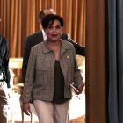 Cita. La canciller Gabriela Sommerfeld ofreció declaraciones, ayer.