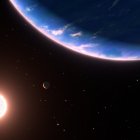Concepción artística del exoplaneta GJ 9827d, el más pequeño en cuya atmósfera se ha detectado vapor de agua.