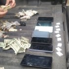 Objetos decomisados en el allanamiento.