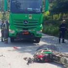 Paramédicos llegaron hasta el lugar del siniestro.