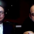 Accionantes. Xavier Jordán, prófugo de la justicia, y su abogado.