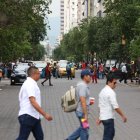 Av. 9 de Octubre. La peatonalización de la calle es una de las soluciones.