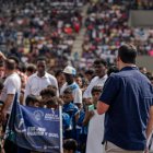Aquiles Álvarez y Miguel Ángel Loor inauguraron el torneo.