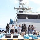 Decomiso de cocaína en Manta.