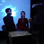 Proyecto. En el Museo del Cacao se exponen 22 trabajos que reflexionan sobre el uso de las pantallas en la era digital.