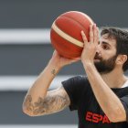 El también base de la selección española Ricky Rubio cuando decidió apartarse de la actividad jugaba buscando un cupo a París 2024.