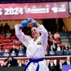 La karateca ecuatoriana Jaqueline Factos terminó quinta en la Premier 1 League de París