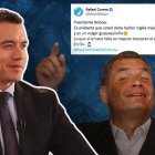 Rafael Correa reacciona a declaraciones del presidente Daniel Noboa, en el que replica su no tan buen inglés.