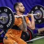 Francisco Fydriszewski en pleno trabajo de pretemporada.