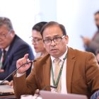 El rector universitario Arturo Rojas expuso la situación de las universidades públicas en la Comisión de Educación de la Asamblea Nacional.